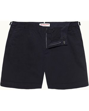 Orlebar Brown Stretch-cotton Mid-length Shorts - Blue
