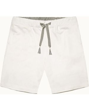 Orlebar Brown Cotton Sweat Shorts Designer Tracksuits - Natural