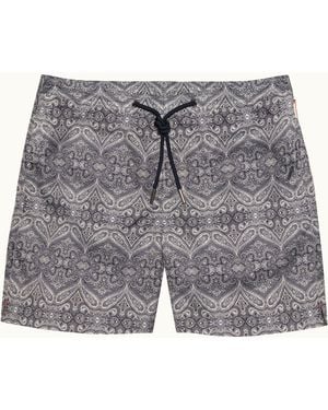 Orlebar Brown Elasticated Waistband Swim Shorts - Grey