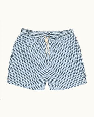 Orlebar Brown Mid Length Relaxed Fit Swim Shorts - Blue