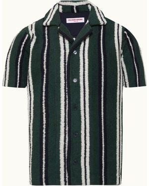Orlebar Brown Relaxed Fit Short Sleeve Button Through Shirt - Multicolour