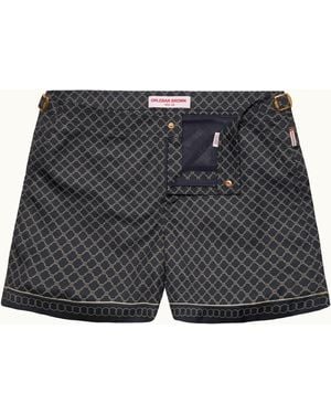Orlebar Brown Dark Tessoro Setter Swim Shorts - Grey