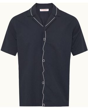 Orlebar Brown Maitan Embroidery - Blue