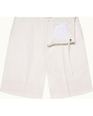 Orlebar Brown Relaxed Fit Bermuda Shorts Woven - White