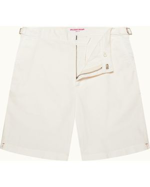 Orlebar Brown Stretch Shorts Lightweight Tailored Fit - White