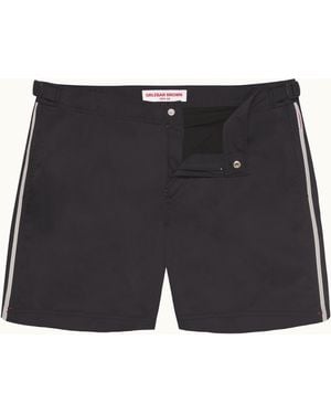 Orlebar Brown Stretch Swim Shorts Tailored Resort Look - Black