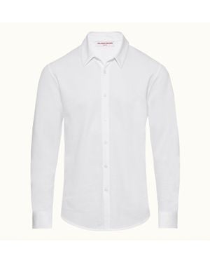 Orlebar Brown Giles Pique - White