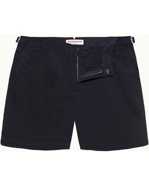 Orlebar Brown Stretch-cotton Mid-length Shorts - Blue
