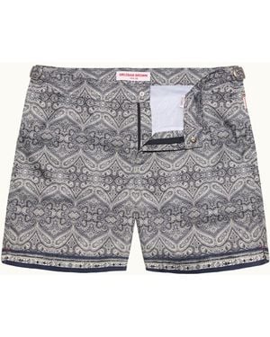 Orlebar Brown Designer Print Swim Shorts - Grey