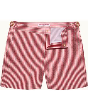 Orlebar Brown Textured Stripe Fabric Swim Shorts