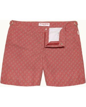 Orlebar Brown Portico Printed Swim Shorts - Red