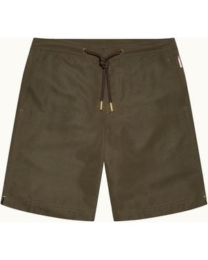 Orlebar Brown Tailored Designer Swim Shorts - Green
