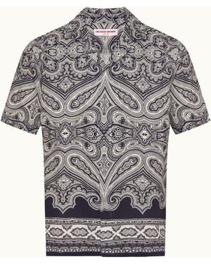 Orlebar Brown Short Sleeve Shirt - Grey