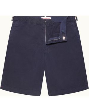 Orlebar Brown Stretch Shorts Smart-Casual Summer Wear - Blue