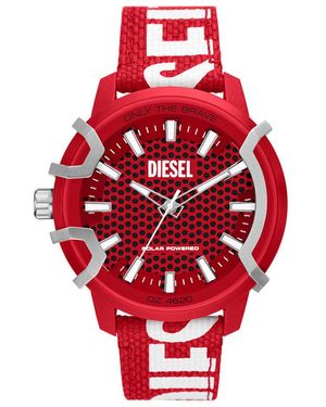 DIESEL Herrenuhr Griffed Dz4620 Quarz, Uhr Ohne Stein - Rot