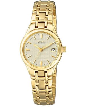 Citizen Damenuhr "Elegance" Ew1262-55P Quarz, Uhr Ohne Stein - Mettallic