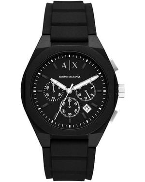 ARMANI EXCHANGE Herrenuhr Ax4161 Quarz, Uhr Ohne Stein - Schwarz
