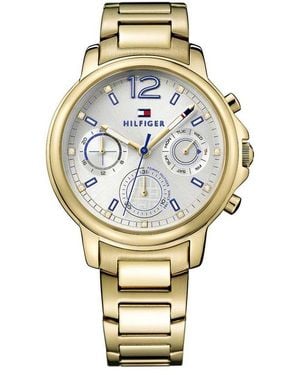 Tommy Hilfiger Damenuhr Claudia 1781742 Quarz, Uhr Ohne Stein - Mettallic