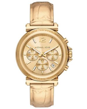 Michael Kors Damenuhr Mk7508 Quarz, Uhr Ohne Stein - Mettallic
