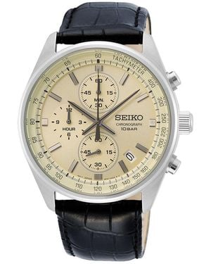 Seiko Herren Quarzuhr Cs Ssb383P1, Uhr Ohne Stein - Mettallic