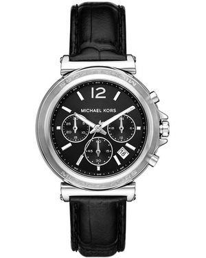 Michael Kors Damenuhr Mk7499 Quarz, Uhr Ohne Stein - Schwarz