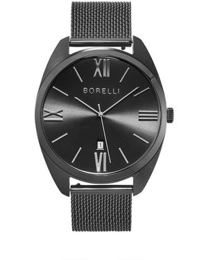Borelli Herrenuhr Helsingborg Br.3642M/02M Quarz, Uhr Ohne Stein - Schwarz