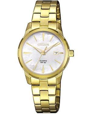 Citizen Damenuhr Eu6072-56D Quarz, Uhr Ohne Stein - Mettallic