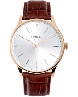 Borelli Herrenuhr Peking P101041-C1 Quarz, Uhr Ohne Stein - Weiß