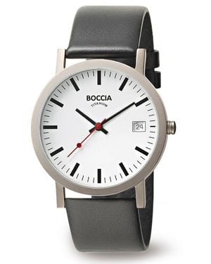 Boccia Herrenuhr Titanium 3622-01 Quarz, Uhr Ohne Stein - Mettallic