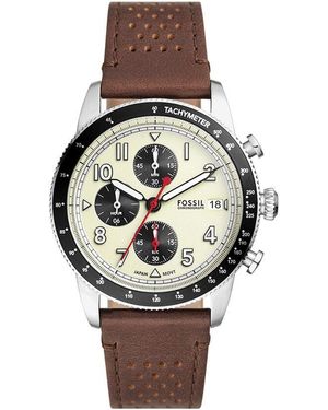 Fossil Herrenuhr Fs6042 Quarz, Uhr Ohne Stein - Braun