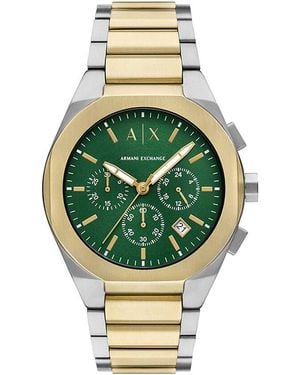 ARMANI EXCHANGE Herrenuhr Ax4184 Quarz, Uhr Ohne Stein - Mettallic