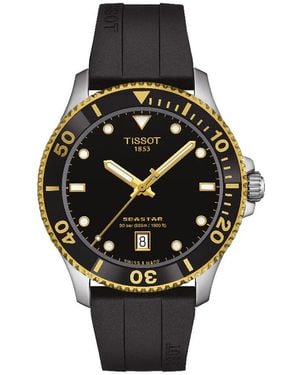 Tissot Unisexuhr Seastar T1204102705100 Quarz, Uhr Ohne Stein - Schwarz