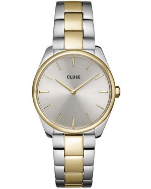 Cluse Damenuhr Féroce Petite Cw11207 Quarz Uhr Ohne Stein - Mettallic