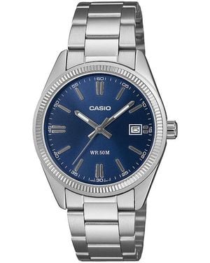 Casio Collection Quarzuhr Casio Timeless Collection Utp-1302Pd-2A1Vef, Uhr Ohne Stein - Blau
