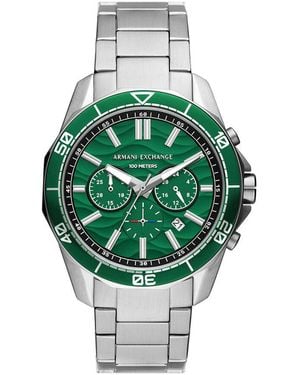 ARMANI EXCHANGE Herrenuhr Ax1957 Quarz, Uhr Ohne Stein - Grün