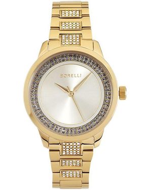 Borelli Damenuhr Charlotte Br.3115L/06M Quarz, Uhr Mit Stein - Mettallic