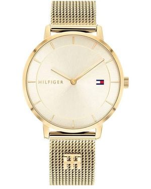 Tommy Hilfiger Damenuhr Tea 1782286 Quarz Uhr Ohne Stein - Mettallic