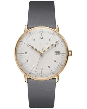 Junghans Damenuhr Max Bill Damen 47/7854.02 Quarz, Uhr Ohne Stein - Mettallic
