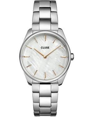 Cluse Damenuhr Féroce Petite Cw11211 Quarz Uhr Ohne Stein - Mettallic