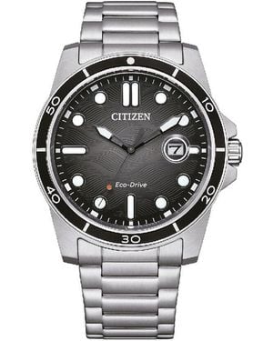Citizen Herrenuhr Aw1816-89E Quarz, Uhr Ohne Stein - Mettallic