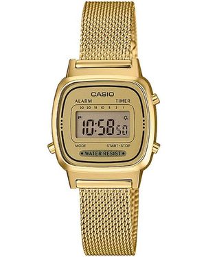 Casio Collection Damenuhr La670Wemy-9Ef Digital, Uhr Ohne Stein - Mettallic