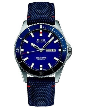 MIDO Herrenuhr Ocean Star Iba M0264301704101 Automatik, Uhr Ohne Stein - Blau
