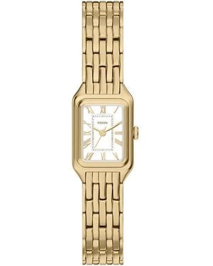 Fossil Damen Quarzuhr Raquel Mini Es5467, Uhr Ohne Stein - Mettallic