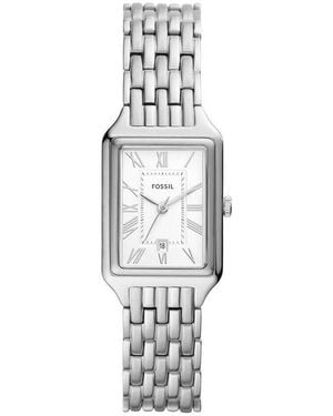 Fossil Damenuhr Raquel Es5221 Quarz, Uhr Ohne Stein - Mettallic