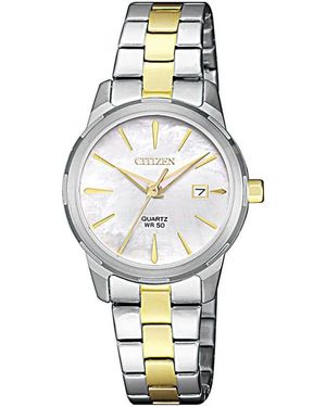 Citizen Damenuhr Eu6074-51D Quarz, Uhr Ohne Stein - Mettallic