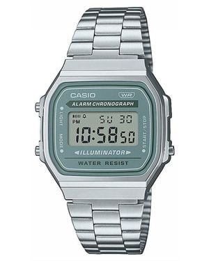 Casio Collection Unisexuhr A168Wa-3Ayes Quarz, Uhr Ohne Stein - Grau