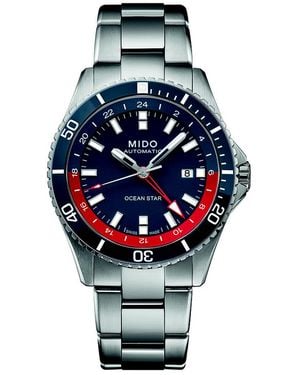 MIDO Herrenuhr Ocean Star M0266291104100 Automatik, Uhr Ohne Stein - Blau