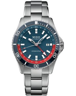 MIDO Herrenuhr Ocean Star M0266291104100 Automatik, Uhr Ohne Stein - Blau