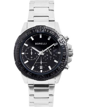 Borelli Herrenuhr Tennesse P101049-B Quarz, Uhr Ohne Stein - Mettallic