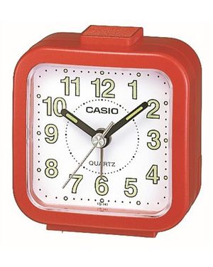 Casio Collection Unisexuhr Tq-141-4Ef Quarz, Wecker Ohne Stein - Rot